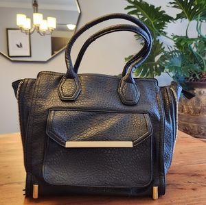 Aldo faux leather black handbag